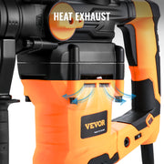 Charger l'image dans la visionneuse de galerie, Amocart 1600W Rotary Hammer Drill Max Drilling 42mm 3 Modes Max Corded Demolition Chipping Metal Concrete Breaker Jackhammer