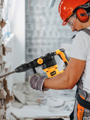 Charger l'image dans la visionneuse de galerie, Amocart 1600W Rotary Hammer Drill Max Drilling 42mm 3 Modes Max Corded Demolition Chipping Metal Concrete Breaker Jackhammer