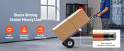 Charger l'image dans la visionneuse de galerie, Amocart 500LBS Hand Truck Dolly with Non-Slip Wheels & Tie-down Strap Aluminum Alloy Portable Trolley for Moving Home Warehouse