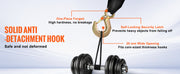 Charger l'image dans la visionneuse de galerie, Amocart Hand Winch Boat Trailer Winch Heavy Duty Rope Crank Polyester Strap & Two-Way Ratchet Manual Operated Hand Crank Winch