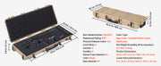 Bild in Galerie-Viewer laden, Amocart Hard Rifle Case Lockable Rifle Case with Pre-cut Foams Wheels IP67 Waterproof Pistol Storage Cases for Rifles Shotguns
