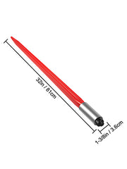 Load image into Gallery viewer, Amocart Hay Spear Bale Spear Capacity Spike Quick Attach Square Hay Red Coated Forks Hex Nut Sleeve for Bucket Tractor Loader