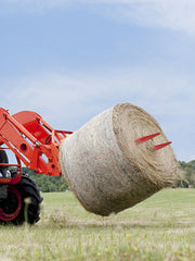 Load image into Gallery viewer, Amocart Hay Spear Bale Spear Capacity Spike Quick Attach Square Hay Red Coated Forks Hex Nut Sleeve for Bucket Tractor Loader