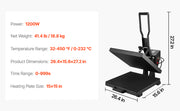 Charger l'image dans la visionneuse de galerie, Amocart 15x15 inch Heat Press Heat Press Machine Fast Even Heating High Pressure Digital Industrial-Quality Sublimation Printer