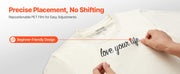 Load image into Gallery viewer, SucceBuy Heat Transfer Vinyl Glossy HTV Iron on Vinyl Roll Easy to Cut and Weed Strong Adhesion Compatible with Cutting Machines