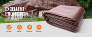 Charger l'image dans la visionneuse de galerie, SucceBuy Heavy Duty Tarp Waterproof Tear Proof Poly Plastic Tarps Cover Multi-Purpose Outdoor Tarpaulin with Grommets for Truck
