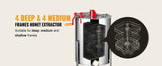 Charger l'image dans la visionneuse de galerie, Amocart Honey Extractor 4/8 2/4 Frame Electric Stainless Steel Honeycomb Spinner Crank Honey Centrifuge Beekeeping Equipment