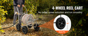 Bild in Galerie-Viewer laden, SucceBuy Hose Reel Cart 250ft Heavy Duty Garden Water Yard Planting w/ Basket Effortless Roll-up Versatile Application Steel