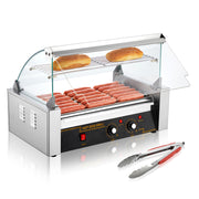 Bild in Galerie-Viewer laden, Amocart 5/7/11 Commercial Hot Dog Roller Electric Sausage Maker Barbecue Grill Machine for Camping Party Home Appliance 110V