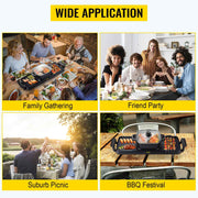Charger l'image dans la visionneuse de galerie, Amocart 2in1 Electric BBQ Pan Grill Hot Pot Multifunction Home Portable Smokeless Nonstick Detachable Hot Pot Barbecue Plate