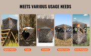 Bild in Galerie-Viewer laden, Amocart Hunting Blind, 270° See Through Ground Blind, 2-3 Person Pop Up Deer Blind for Hunting with Carrying Bag, Portable Tent
