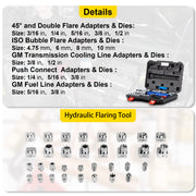 Load image into Gallery viewer, Amocart Hydraulic Expanding and Double Flaring Tool 45° Soft HVAC Copper Tube Expander 3/16in to 1/2in Brake Flare Repair Tool