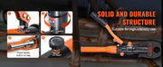 Charger l'image dans la visionneuse de galerie, Amocart Copper Pipe Crimping Tool Hydraulic Driven Press Tool with 3/8" 1/2" 5/8" 1" Jaws for ASTM F1807 Pex Pipe Copper Ring