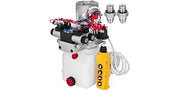 Load image into Gallery viewer, SucceBuy 12V DC Double Acting Solenoid Hydraulic Power Pack Car Jack With 4.5L Tank Reservoir Dump Trailer Electric Lifting Tool