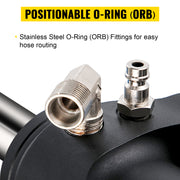 Bild in Galerie-Viewer laden, Amocart Hydraulic Steering Cylinder 150HP HC4645H Front Mount Hydraulic Outboard Marine Steering Cylinder Fit for Boat Steering