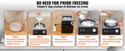 Charger l'image dans la visionneuse de galerie, Amocart Upright Automatic Ice Cream Maker with Built-in Compressor 2 Quart No Pre-freezing Fruit Yogurt Machine 4 Modes
