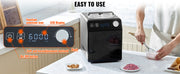 Charger l'image dans la visionneuse de galerie, Amocart Upright Automatic Ice Cream Maker with Built-in Compressor 2 Quart No Pre-freezing Fruit Yogurt Machine 4 Modes