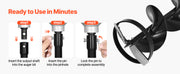 Bild in Galerie-Viewer laden, Amocart Electric Ice Auger Cold-Resistant 2 in 1 Cordless Ice Fishing Augers and Earth Auger with 8" Ices & Earth Drill Bit