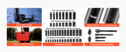 Load image into Gallery viewer, Amocart in Drive Impact Socket Set Impact Sockets Different SAE and Various Sizes with Extension Bars Cr-V Steel Carrying Case