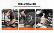 Bild in Galerie-Viewer laden, Amocart Lug Nut Impact Socket Set 1/2 in Drive Metric SAE 6-Point Flip Socket Set 4 Total Lug Nut Sizes CR-MO Wheel Socket Set
