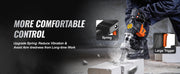 Charger l'image dans la visionneuse de galerie, Amocart 1400W Demolition Jack Hammer Electric Jackhammer Heavy Duty 2900 BPM Concrete Breaker 2pcs Chisels Bits Chipping