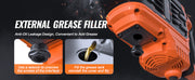 Charger l'image dans la visionneuse de galerie, Amocart Demolition Jack Hammer 3500W Concrete Breaker 2pcs Chisel Gloves for Trenching 1900 BPM Heavy Duty Electric Jack Hammer