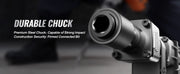 Charger l'image dans la visionneuse de galerie, Amocart 1400W Demolition Jack Hammer Electric Jackhammer Heavy Duty 2900 BPM Concrete Breaker 2pcs Chisels Bits Chipping