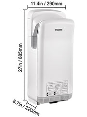 Load image into Gallery viewer, Amocart Hand Dryer Machinery Automatic High-speed Jet Double-sided Secure Robust Material Blade for Washroom Multicolor