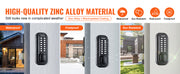 Bild in Galerie-Viewer laden, Amocart Mechanical Keyless Entry Door Lock 14 Digit Keypad Outdoor Gate Door Locks Set with Surface-mounted Latch Door Lock