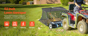 Load image into Gallery viewer, Amocart 52 in Tow Behind Lawn Sweeper 26 cu.ft. Yard Sweeper Adjustable Sweeping Height with Dumping Rope for Grass Clippings