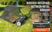 Bild in Galerie-Viewer laden, Amocart 52-inch Lawn Sweeper Tow Behind 26cu.ft. Large Pull Behind Heavy Duty Leaf Grass Collector for Picking Up Debris Grass