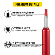 Charger l'image dans la visionneuse de galerie, Amocart Hydraulic Jack 3/4/8/12 Ton Car Hydraulic Long Ram Jack Manual Engine Lift Hoist Cherry Picker Mechanical Workshop Tool
