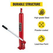 Charger l'image dans la visionneuse de galerie, Amocart Hydraulic Jack 3/4/8/12 Ton Car Hydraulic Long Ram Jack Manual Engine Lift Hoist Cherry Picker Mechanical Workshop Tool