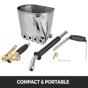 Charger l'image dans la visionneuse de galerie, Amocart Spray Gun for Painting Walls Ceilings Cement Mortar Sprayer Plaster Hopper Gun 4 Jet Hopper Ladle Construction Tool