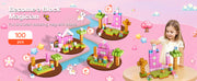 Load image into Gallery viewer, Amocart 100PCS Magnetic Blocks Princess Castle Set Magnetic Building Cubes STEM Montessori Sensory Toys for Kids Birthday Gift