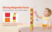 Bild in Galerie-Viewer laden, Amocart 56 PCS Magnetic Tiles Magnet Building Blocks Set Construction Game Stacking Toys STEM Sensory Educational for Kids Gift