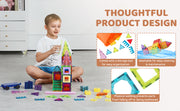 Charger l'image dans la visionneuse de galerie, Amocart 121PCS Magnetic Building Blocks Set Construction Puzzle Magnetic Sheet Tiles Boys Girls Children Montessori Toys Gifts