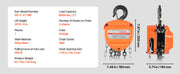 Charger l'image dans la visionneuse de galerie, Amocart Hand Chain Hoist Manual Chain Block with Upgrade G80 Galvanized Chain 10 ft/20ft Lifting Height Pulley Hoist for Garage
