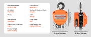 Charger l'image dans la visionneuse de galerie, Amocart Hand Chain Hoist Manual Chain Block with Upgrade G80 Galvanized Chain 10 ft/20ft Lifting Height Pulley Hoist for Garage