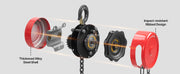 Bild in Galerie-Viewer laden, Amocart 1T/2T Hand Chain Hoist Manual Chain Block with 8/10/20 ft Lifting Height Pulley Hoist for Garage Warehouse Machinery
