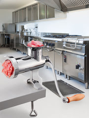 Charger l'image dans la visionneuse de galerie, Amocart Manual Meat Grinder 304 Stainless Steel Hand Meat Grinder with Steel Table Clamp Meat Mincer Sausage Maker