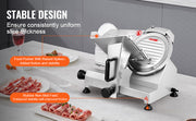 Load image into Gallery viewer, Amocart Meat Slicer 8/10inch Carbon Steel Blade Electric Deli Food Slicer Adjustable Thickness Commercial Home Cut Meat Cheese
