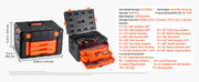 Load image into Gallery viewer, Amocart Mechanics Tool Set Socket Set 450 Pcs Deep and Standard Sockets SAE Metric Mechanic Tool Kit Accessories Storage Case