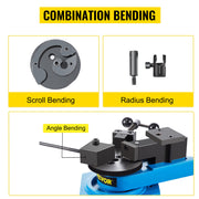 Charger l'image dans la visionneuse de galerie, Amocart Universal Metal Bender SBG-40 Multifunction Spiral Steel Plate Round Square Flat Bar Bending Tool for Metal Production