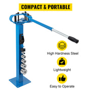 Bild in Galerie-Viewer laden, Amocart YP-38 Floor Mounted Bender with 7 Dies Mutifunctional 44in Telescopic Rubber Handle Copper Steel Tube Bending Tool