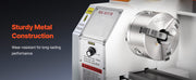 Load image into Gallery viewer, Amocart 8.7 x 39 in Bench Power Metal Lathe Automatic Feed Variable Speed 1250W Brushless Motor for Processing Precision Parts
