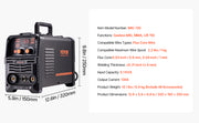 Charger l'image dans la visionneuse de galerie, SucceBuy MIG Welder 130Amp Mig Welding Machine 3-in-1 Portable Mig Welder with IGBT Inverter Technology Digital Display Screen