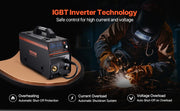 Load image into Gallery viewer, Amocart 4 in 1 MIG Welding Machine Gas MIG 160A 200A Multi-Process Synergic Mig Welder w/ IGBT Inverter LCD Screen Display MIG