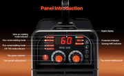 Load image into Gallery viewer, Amocart MIG Welder 130Amp Mig Welding Machine 3-in-1 Portable Mig Welder with IGBT Inverter Technology Digital Display Screen
