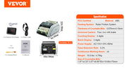 Charger l'image dans la visionneuse de galerie, Amocart 1000 Pcs/Min Money Counter Business Cash Register Bill Counterfeit Bill Detector by UV/MG/IR/DD Function for Bank Store